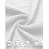 imageCOOFANDY Mens Casual Button Down Short Sleeve Shirt Textured Summer Beach Vacation ShirtAwhite