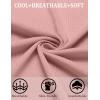imageCOOFANDY Mens Knit Shirt Short Sleeve Button Down Shirts Casual Summer Beach Vintage Polo ShirtsPink