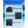 imageCOOFANDY Mens Button Down Short Sleeve Shirts Casual Cotton Shirts Summer Beach Shirt with PocketGray
