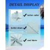 imageCOOFANDY Mens Button Down Short Sleeve Shirts Casual Cotton Shirts Summer Beach Shirt with PocketLight Blue