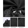imageCOOFANDY Mens Casual Button Down Shirts Short Sleeve Summer Untucked Dress Shirt with PocketBlack