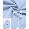 imageCOOFANDY Mens Casual Button Down Shirts Short Sleeve Summer Untucked Dress Shirt with PocketBlue