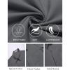 imageCOOFANDY Mens Casual Button Down Shirts Short Sleeve Summer Untucked Dress Shirt with PocketDeep Grey