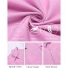 imageCOOFANDY Mens Casual Button Down Shirts Short Sleeve Summer Untucked Dress Shirt with PocketPink