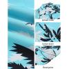 imageCOOFANDY Mens Hawaiian Shirts Short Sleeve Casual Button Down Beach Vacation Summer ShirtBluecoconut Tree