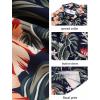 imageCOOFANDY Mens Hawaiian Shirts Short Sleeve Casual Button Down Beach Vacation Summer ShirtNavy Bluetropical Floral