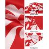 imageCOOFANDY Mens Hawaiian Shirts Short Sleeve Casual Button Down Beach Vacation Summer ShirtRedwhite Floral