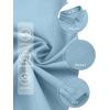 imageCOOFANDY Mens Long Sleeve Button Down Shirt Wrinkle Free Untucked Dress Shirt Casual Denim ShirtSky Blue