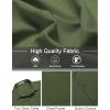 imageCOOFANDY Mens Short Sleeve Button Down Shirts Casual Dress Shirts for Men Untucked Shirt with PocketArmy Green