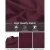 imageCOOFANDY Mens Short Sleeve Button Down Shirts Casual Dress Shirts for Men Untucked Shirt with PocketWine Red