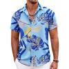 Light Blue-palm Leaf