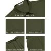 imageCOOFANDY Mens 2 Piece Casual Beach Outfits Short Sleeve Button Down Shirts Summer Loose Pant Sets Vacation Walking OutfitsArmy Green