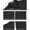 imageCOOFANDY Mens 2 Piece Casual Beach Outfits Short Sleeve Button Down Shirts Summer Loose Pant Sets Vacation Walking OutfitsBlack