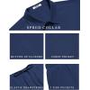 imageCOOFANDY Mens 2 Piece Casual Beach Outfits Short Sleeve Button Down Shirts Summer Loose Pant Sets Vacation Walking OutfitsNavy Blue