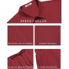 imageCOOFANDY Mens 2 Piece Casual Beach Outfits Short Sleeve Button Down Shirts Summer Loose Pant Sets Vacation Walking OutfitsWine Red