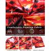 imageCOOFANDY Mens Hawaiian Short Sleeve Shirt Tropical Vacation Essential Casual Button Down Summer Beach ShirtsSunset Palm Treered
