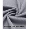imageCOOFANDY Mens Lightweight Button Down Shirts Long Sleeve Casual Textured Overshirt Regular FitLight Grey