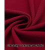 imageCOOFANDY Mens Lightweight Button Down Shirts Long Sleeve Casual Textured Overshirt Regular FitWine Red