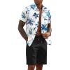 Blue White Tropical