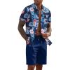 Navy Tropical Floral