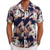 Hawaiian Plants-navy Blazer