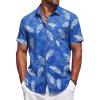 Silhouette Leaves-royal Blue