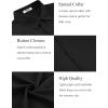 imageCOOFANDY Mens Button Down Shirt Short Sleeve Casual Shirts for Summer Beach Vacation ShirtsBlack