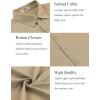 imageCOOFANDY Mens Button Down Shirt Short Sleeve Casual Shirts for Summer Beach Vacation ShirtsLight Coffee