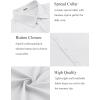 imageCOOFANDY Mens Button Down Shirt Short Sleeve Casual Shirts for Summer Beach Vacation ShirtsWhite