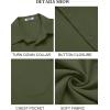 imageCOOFANDY Mens Button Down Shirts Short Sleeve Casual Summer Shirts Beach Wedding Shirt with PocketArmy Green