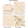 imageCOOFANDY Mens Button Down Shirts Short Sleeve Casual Summer Shirts Beach Wedding Shirt with PocketBeige
