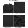 imageCOOFANDY Mens Button Down Shirts Short Sleeve Casual Summer Shirts Beach Wedding Shirt with PocketBlack