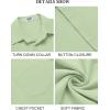 imageCOOFANDY Mens Button Down Shirts Short Sleeve Casual Summer Shirts Beach Wedding Shirt with PocketLight Green