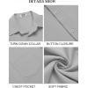 imageCOOFANDY Mens Button Down Shirts Short Sleeve Casual Summer Shirts Beach Wedding Shirt with PocketLight Grey