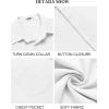 imageCOOFANDY Mens Button Down Shirts Short Sleeve Casual Summer Shirts Beach Wedding Shirt with PocketWhite