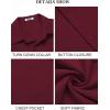 imageCOOFANDY Mens Button Down Shirts Short Sleeve Casual Summer Shirts Beach Wedding Shirt with PocketWine Red