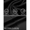 imageCOOFANDY Mens Casual Button Down Shirts Short Sleeve Business Shirts Lightweight Wrinkle Free Dress ShirtsAblack