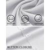 imageCOOFANDY Mens Casual Button Down Shirts Short Sleeve Business Shirts Lightweight Wrinkle Free Dress ShirtsAwhite
