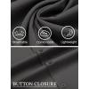 imageCOOFANDY Mens Casual Button Down Shirts Short Sleeve Business Shirts Lightweight Wrinkle Free Dress ShirtsDark Gray