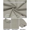 imageCOOFANDY Mens Cotton Linen Shirts Casual Beach Shirts Short Sleeve Button Down Shirts Summer Vacation ShirtsLight Gray