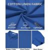 imageCOOFANDY Mens Cotton Linen Shirts Casual Beach Shirts Short Sleeve Button Down Shirts Summer Vacation ShirtsRoyal Blue