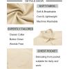 imageCOOFANDY Mens Short Sleeve Button Down Shirt Wrinkle Free Dress Shirts Casual Summer Untucked ShirtBeige