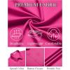 imageCOOFANDY Mens Short Sleeve Dress Shirts Wrinkle Free Button Down Shirts Stain Shield Shirts with PocketRose Red