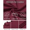 imageCOOFANDY Mens Short Sleeve Dress Shirts Wrinkle Free Button Down Shirts Stain Shield Shirts with PocketWine Red
