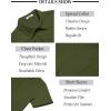 imageCOOFANDY Mens Casual Button Down Shirt Short Sleeve Textured Shirt Summer Beach Vacation Shirts with PocketArmy Green