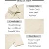 imageCOOFANDY Mens Casual Button Down Shirt Short Sleeve Textured Shirt Summer Beach Vacation Shirts with PocketBeige