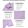 imageCOOFANDY Mens Casual Button Down Shirt Short Sleeve Textured Shirt Summer Beach Vacation Shirts with PocketLight Purple