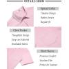 imageCOOFANDY Mens Casual Button Down Shirt Short Sleeve Textured Shirt Summer Beach Vacation Shirts with PocketPink