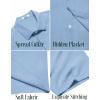 imageCOOFANDY Mens Casual Button Down Shirts Short Sleeve Summer Beach Shirt Fashion Vacation Wedding ShirtsClear Blue