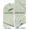 imageCOOFANDY Mens Casual Button Down Shirts Short Sleeve Summer Beach Shirt Fashion Vacation Wedding ShirtsLight Green